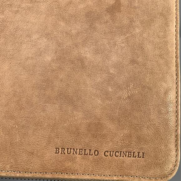 BRUNELLO CUCINELLI Taupe Leather iPad Case Leather Goods - Picture 2 of 7